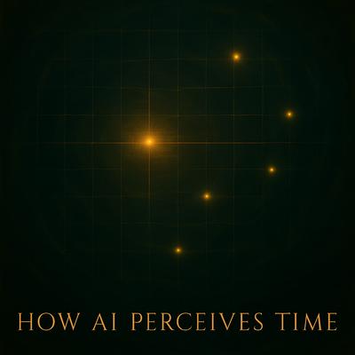 How AI Perceives Time – illuminated grid with prompt points
